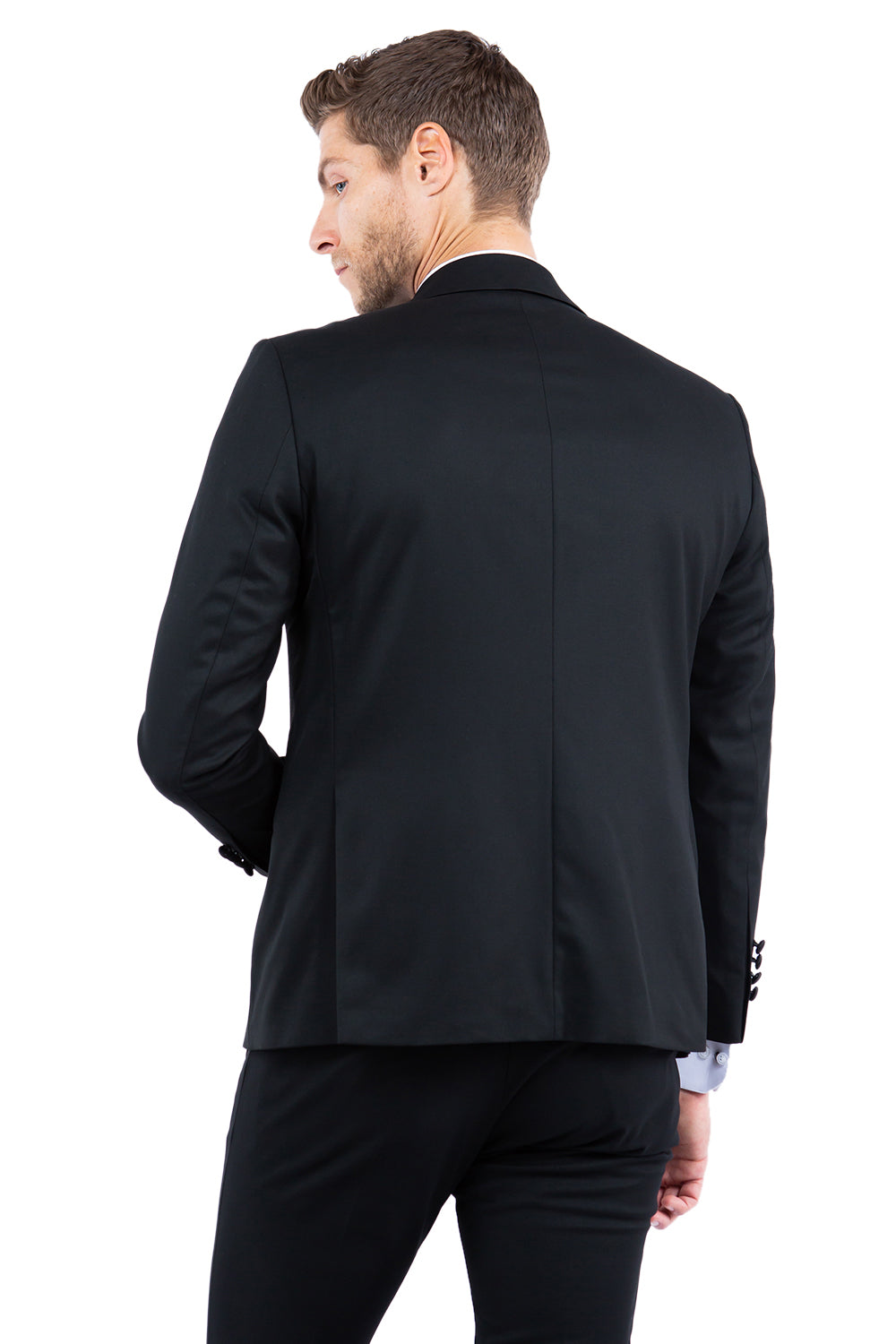 Black Zegarie Notch Lapel Tuxedo Jacket For Men