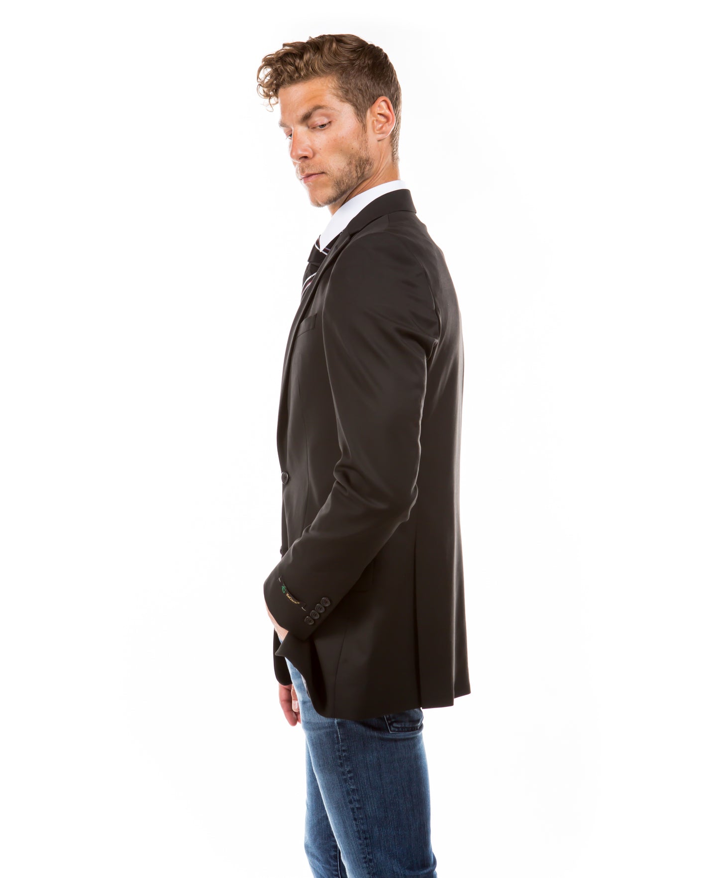 Black Zegarie Suit Separates Solid Dinner Jacket For Men