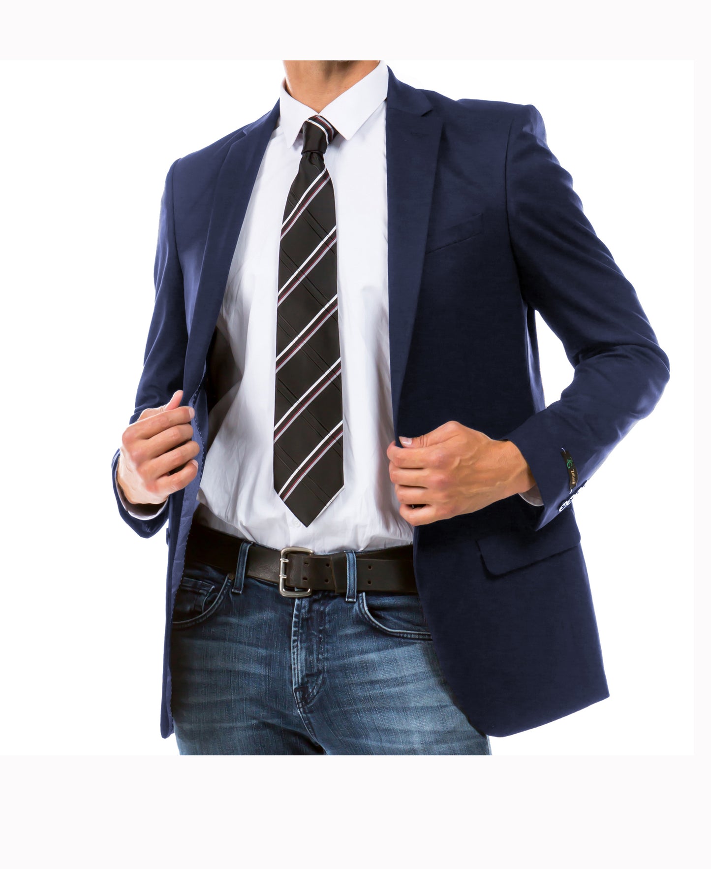 Navy Zegarie Suit Separates Solid Dinner Jacket For Men