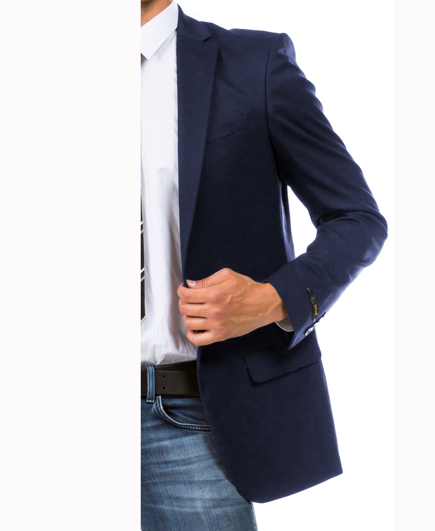 Navy Zegarie Suit Separates Solid Dinner Jacket For Men