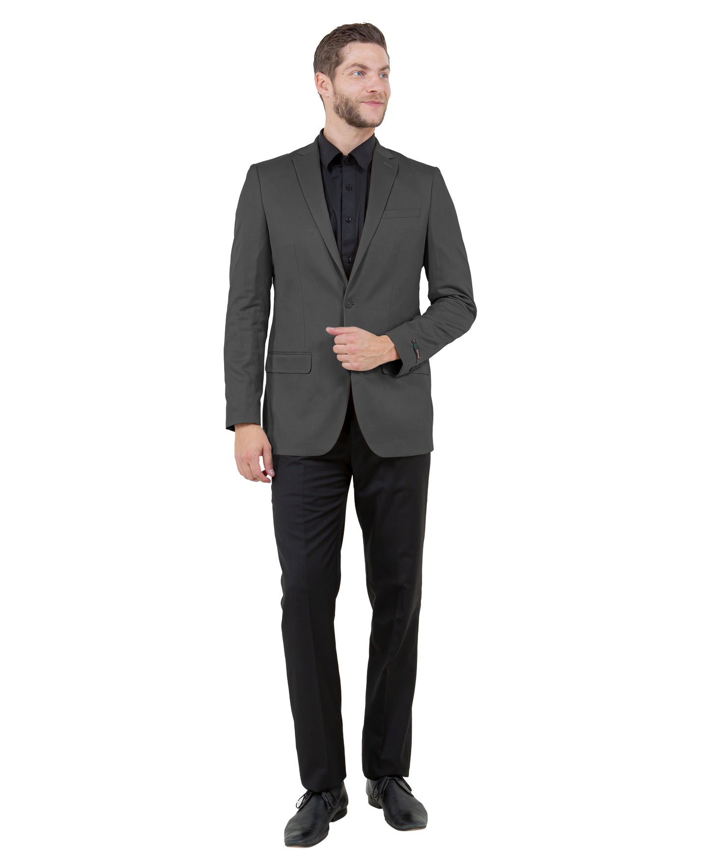 Men's Wool Tailored-Fit Suits Separates Jackets