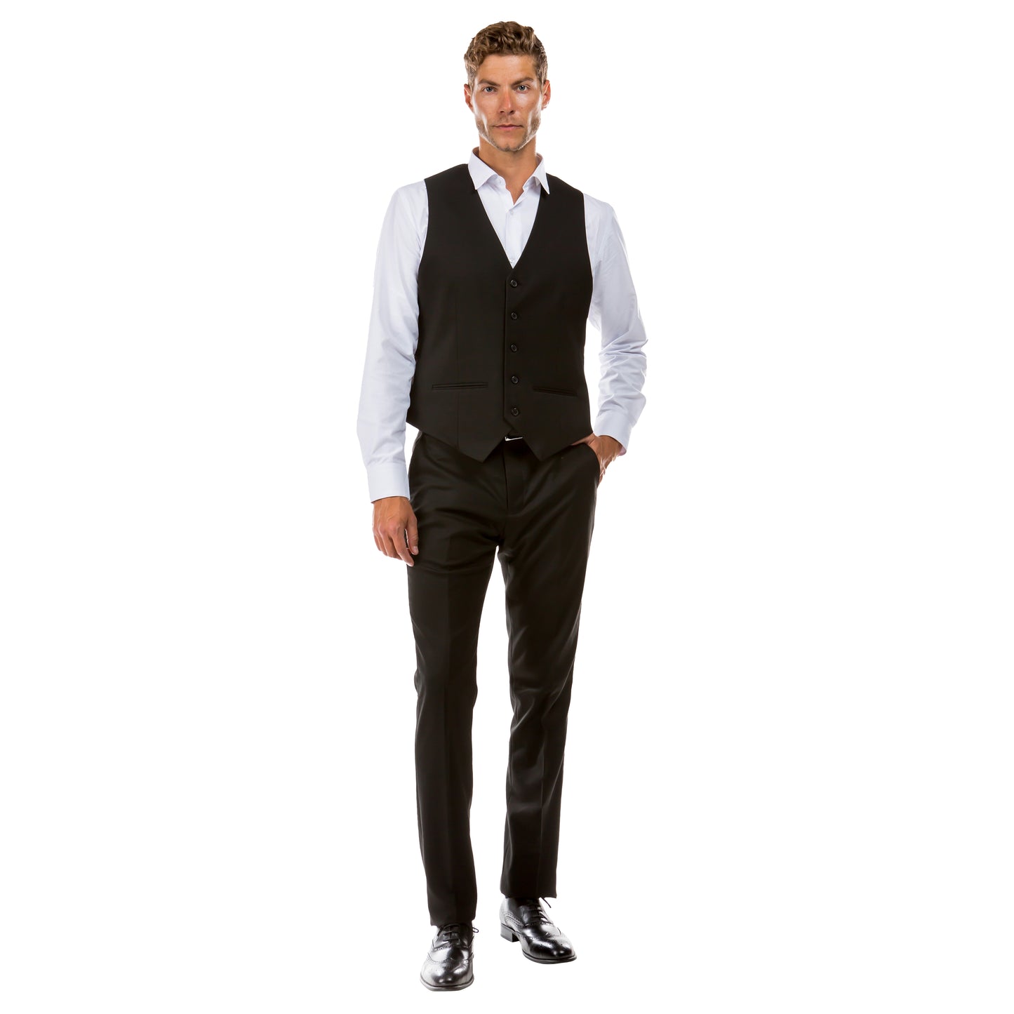 Tailored-Fit Suits Separates Vest