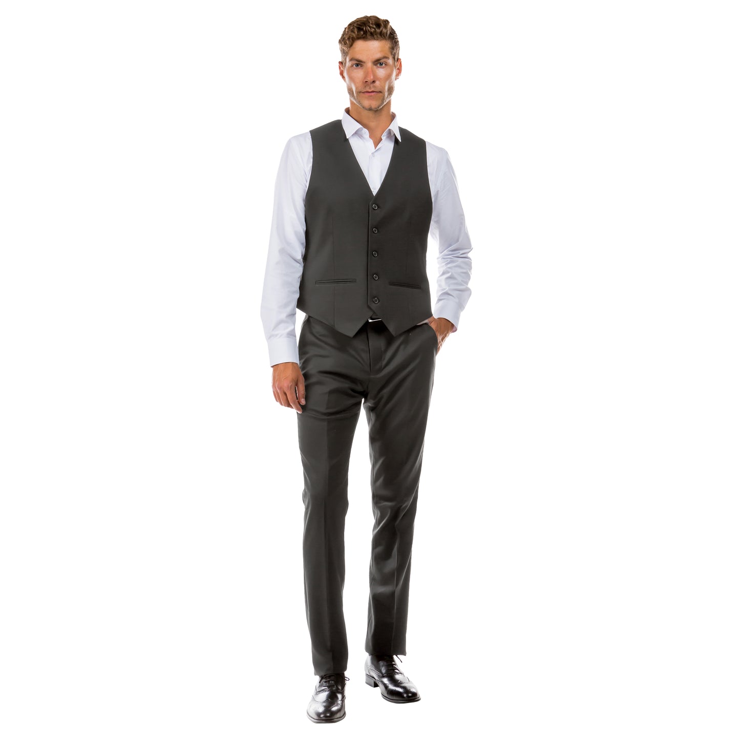 Tailored-Fit Suits Separates Vest