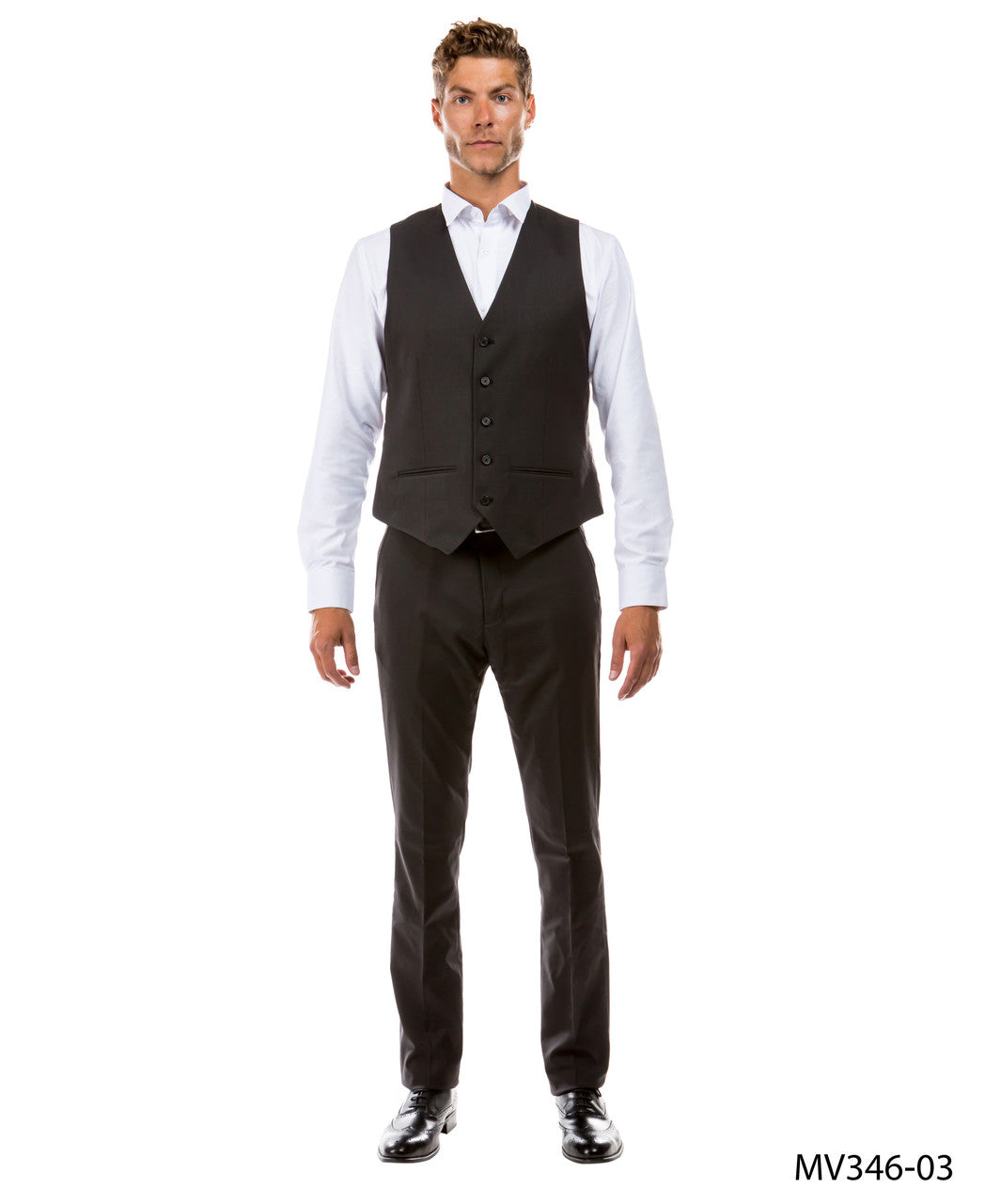 Light Grey Zegarie Suit Separates Solid Men's Vests For Men