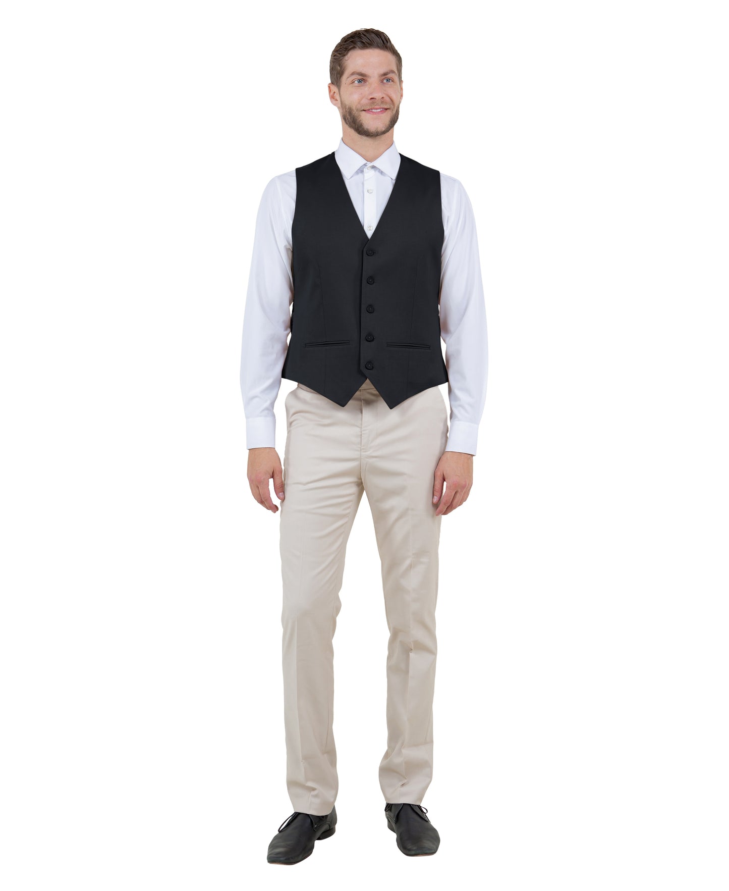 Wool Tailored-Fit Suits Separates Vests