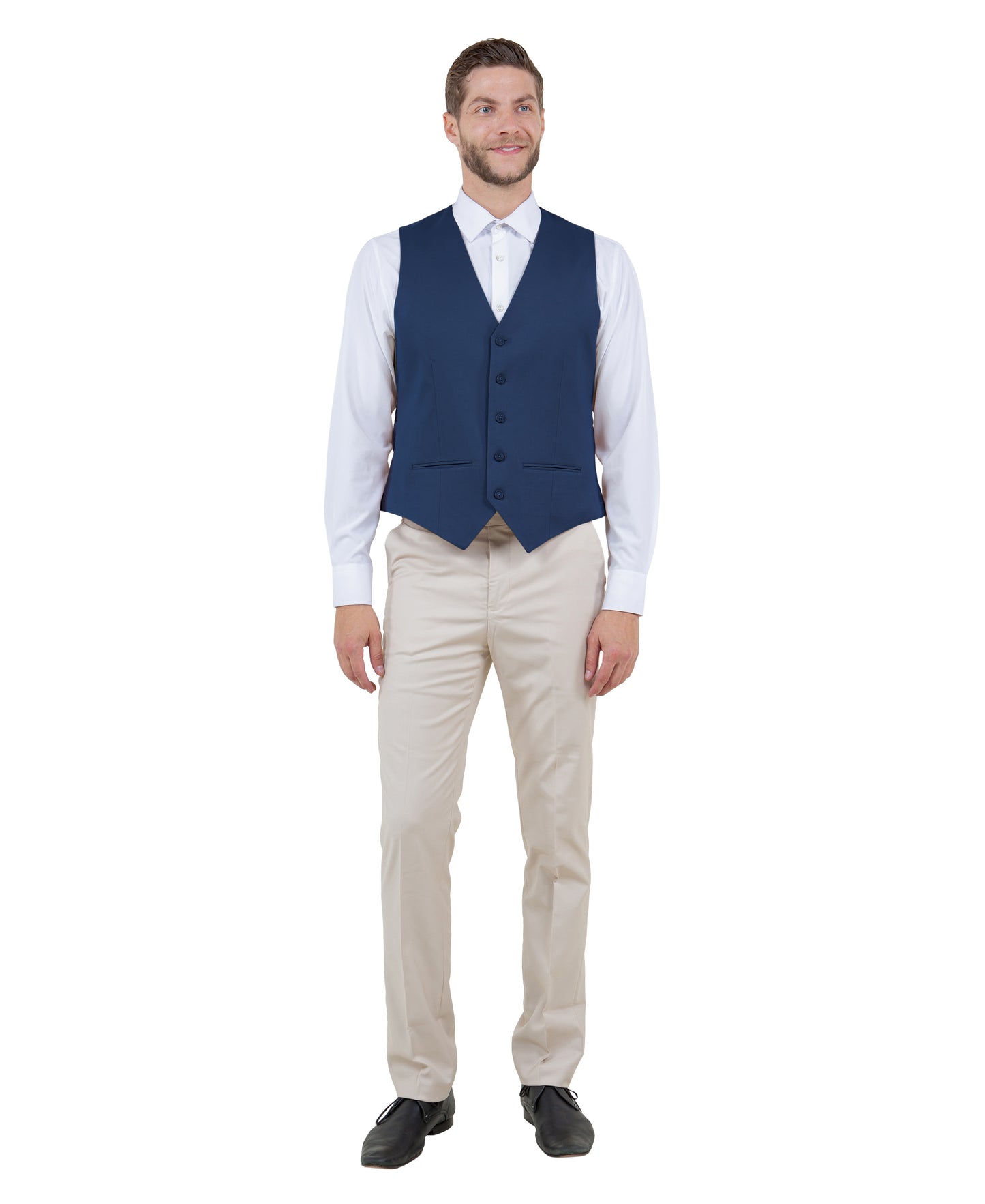 Wool Tailored-Fit Suits Separates Vests