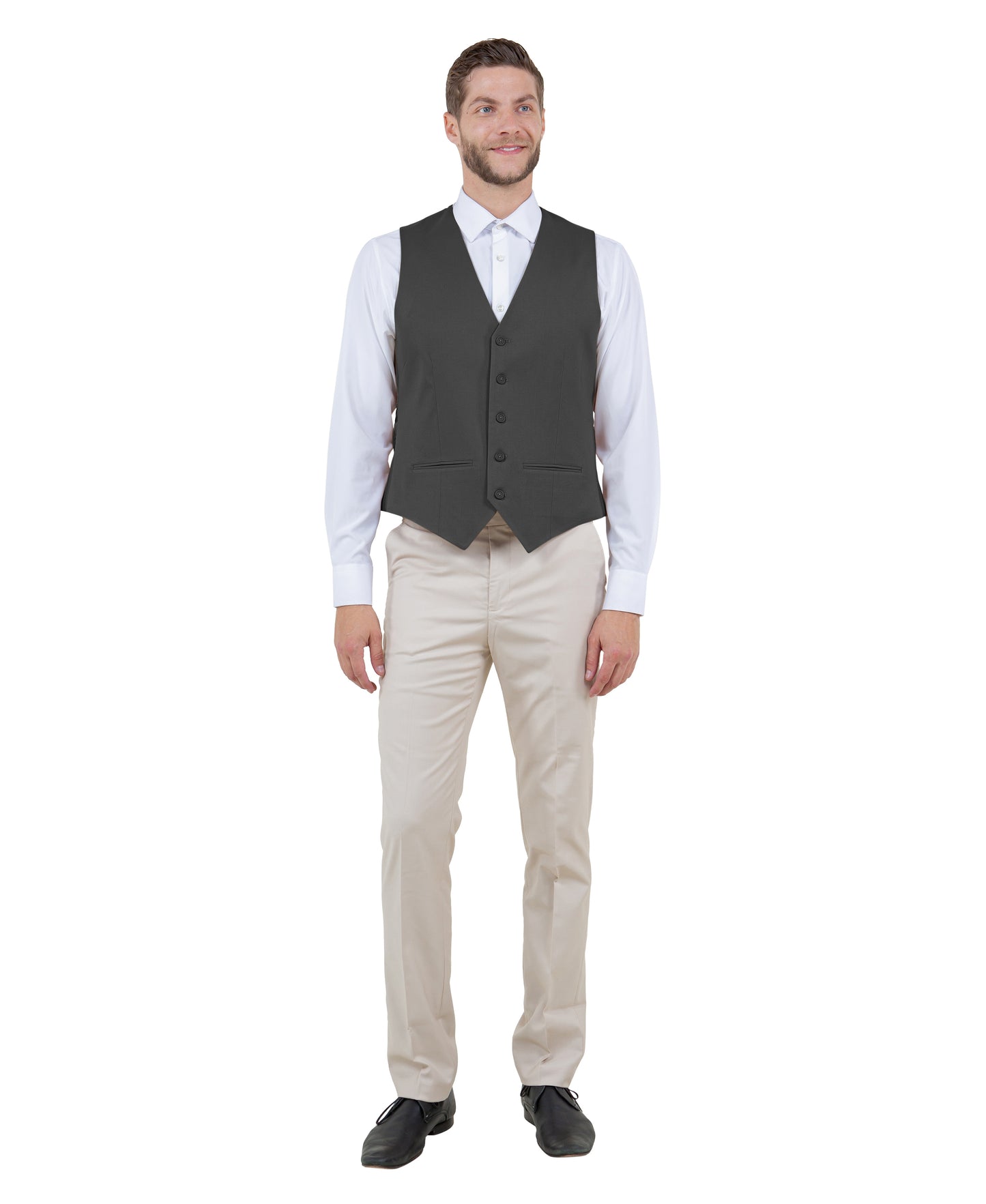 Wool Tailored-Fit Suits Separates Vests